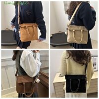 Limit WALK Túi đeo chéo PU cổ điển màu nâu đơn giản ngoài trời