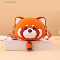 Limit WALK Túi Gấu Trúc Đỏ Học Sinh Thời Trang Sáng Tạo