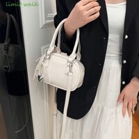 Limit WALK Túi xách bạc Màu trơn Di động dạo phố