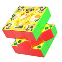 Limited Edition GAN 356 ME 2025 Lunar New Year Edition 3X3 Magnetic Magic Speed Cube Stickerless Professional Kids Toys For Gifts