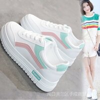 Limited Time Special Girls' Casual Shoes Korean Version New Basic Little White Shoes Versatile Classic Student Shoes Running Flat Shoes Casual Board Shoes Chic Street Shoes INS Low Top Sports Shoes