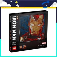 ✨「LIN STORE」✨   LEGO ART 31199 Tranh Lắp Ráp LEGO Marvel Studios Iron Man (3167 chi tiết)