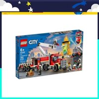✨「LIN STORE」✨   LEGO CITY 60282 Xe Đầu Kéo Chữa Cháy ( 380 Chi tiết) Bộ gạch đồ chơi lắp ráp cho trẻ em