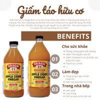 [Linary1994] Giấm Táo Hữu Cơ Apple Cider Vinegar Bragg Mỹ (HSD 2027)