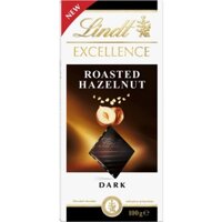 LINDT CHOCOLATE (Lindt Excellence Dark Chocolate Roasted Hazelnut 100g block) SOCOLA ĐEN LINDT- HÀNG XÁCH TAY ÚC