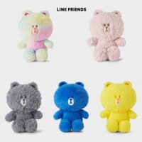 [Line Friends] Đồ chơi búp bê nhồi bông ngồi nhỏ màu nâu Hàn Quốc _ 5 màu; Korea Bear Character Color Brown Small Sitting Plush Doll Toy _ 5 Colors
