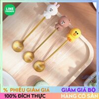 [LINE FRIENDS] Muỗng cà phê thìa cán dài inox 304[LK]