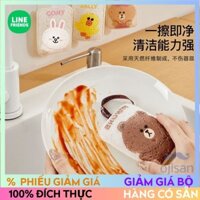 [LINE FRIENDS]Miếng bọt biển rửa bát nhà bếp[LK]