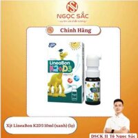 Lineabon D3 K2 Dạng Xịt Tiện Lợi - Hỗ Trợ Hấp Thu Canxi, Tăng Chiều Cao Cho Trẻ - Nhà thuốc Ngọc Sắc