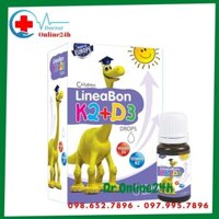 Lineabon d3 k2 Vitamin d3 k2 mk7 Vitamin d3 drop Vitamin d3 cho trẻ sơ sinh Lineabon k2 d3 Canxi d3 k2 Mk7 d3k2 Lọ 10ml