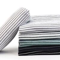 Linen Jersey Fabric Mercerized Cotton Blend Knit Fabric Stripe For t-Shirt Cool Cloth 50*150cm/Piece K302243