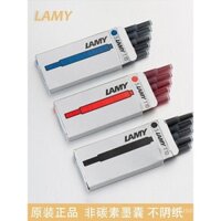 Lingmei LAMY Bút mực ống mực Lõi mực chính hãng Đức T10 có thể thay thế màu Đen Xanh Đen cho học sinh