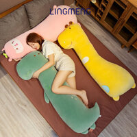 LINGMENG Cute and lovely velvet dinosaur shaped long hug pillow GM2450DV3