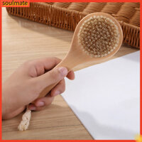 Linh hồn| Dụng cụ chăm sóc cơ thể bằng gỗ tự nhiên Bàn chải khô Bàn chải tắm 3 chiếc Bộ bàn chải tắm bằng gỗ tự nhiên dành cho da Bàn chải khô Thiết kế có thể tháo rời Đông Nam Á Người mua yêu thích