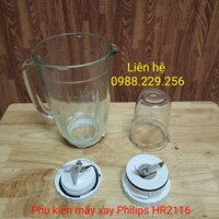 LINH KIỆN CHÍNH HÃNG- PHỤ KIỆN MÁY XAY SINH TỐ PHILIPS HR2116 HR2118 HR2115