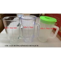 Linh kiện- Cối Nhựa/Thuỷ Tinh sinh tố máy xay Sunhouse SHD5111 SHD5112 SHD5115 chính hãng