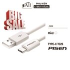 Linh kiện điện thoại / Linh kiện điện thoại / Cáp Pisen USB Type-C TC25 2.4A 900mm - Chính hãng