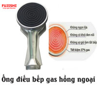 LINH KIỆN Điếu đầu đốt bếp gas hồng ngoại Ceramic 9cm Fujishi Kèm bass gắn  vít - Hàng chính hãng