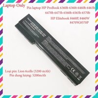 LINH KIỆN LAPTOP 🔘 Pin laptop HP ProBook 6360b 6360t 6460b 6465b 6470b 6475b 6560b 6565b 6570b, HP Elitebook 8460P, 846