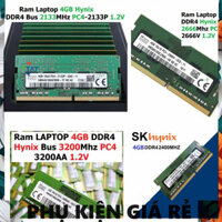 LINH KIỆN LAPTOP ✅ Ram LAPTOP 4GB ( Hynix ) DDR4 2133Mhz 2400Mhz 2666Mhz 3200Mhz PC4 2133P 2400T 2666V 3200AA Dùng Cho M