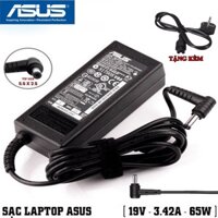 LINH KIỆN LAPTOP 🔘 Sạc Laptop Asus 19V - 3.42A - 65W Tặng kèm dây nguồn (ADAPTER ASUS 19V-3.42A)