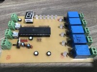 Linh kiện+ mạch in mạch điều khiển máy giặt 89S52 LDNam