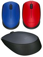 Linh kiện máy tính / Phím chuột không dây / Chuột không day Logitech M171 (Đen - Đỏ)