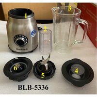 Linh kiện máy xay - Cốc thuỷ tinh, nắp , dao xay sinh tố Bluestone BLB-5336 - Phụ kiện chính hãng