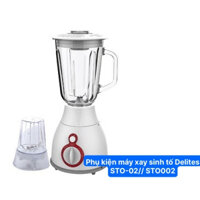 (LINH KIỆN MÁY XAY SINH TỐ) CỐI , LY THỦY TINH MÁY XAY SINH TỐ DELITES STO-02 , STO002