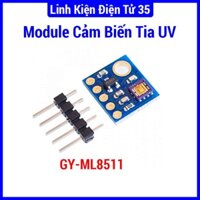 Linh kiện Module cảm biến tia UV GY-ML8511 thiết bị cảnh cáo người dùng cháy nắng, phát hiện chỉ số UV