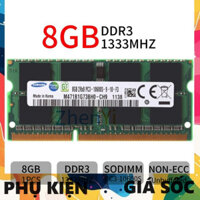 LINH KIỆN🕐 Ram LAPTOP 8GB DDR3 Samsung Bus 1333Mhz PC3 10600 1.5V Dùng Cho Máy Tính Xách Tay P̷H̷Ụ̷ ̷K̷I̷Ệ̷N̷ ̷S̷Ố̷
