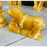 Linh thú đá Canxit vàng