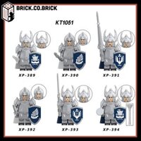 Lính trung cổ Đội bảo vệ Pike Guard của hiệp sĩ Đồ chơi lắp ráp xếp hình minifig KT1051