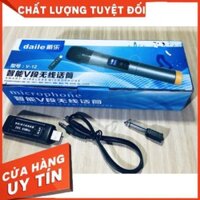 LinhAnh ⚡giá rẻ⚡ Mic Không dây V12 dành cho Loa Bluetooth Karaoke - Loa Kéo Mini, dàn karaoke ampli tại nhà nhatlinh1824