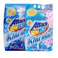LINHCU Bột giặt attack khử mùi hương hoa anh đào 3,8kg