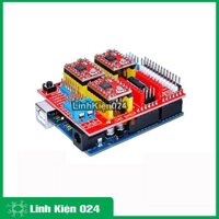 [linhkientot] Combo Arduino Uno R3 Dán + Shield Uno R3 + 4 Module A4988 V1