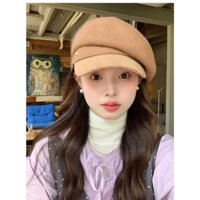 LINHTUXEDO - MŨ NÓN BERET FORM CỔ ĐIỂN ĐỘI LỆCH TIỂU THƯ