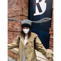 LINHTUXEDO - MŨ NÓN LEN TAI THỎ TINH NGHỊCH SỌC NGANG