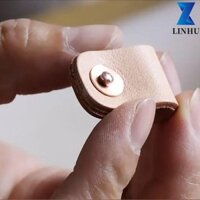 Linhu 100 chiếc Đinh tán bằng đồng nguyên khối DIY Ví thắt lưng