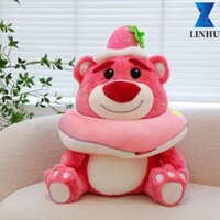 Linhu Bánh Dâu Gấu Búp Bê Thoải Mái Đồ Chơi Sang Trọng Thoải Mái Bé Trai Bé Gái