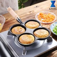 LINHU Bánh mì gia đình LINHU Omelet Pan Cast Iron