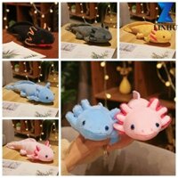 Linhu Đồ chơi sang trọng Newt đầy màu sắc Axolotl Quà tặng dễ thương
