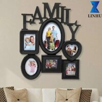 Linhu Khung Ảnh DIY 6 Hình Ảnh Phòng Khách Sáng Tạo