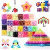 Linhu Magic Beads DIY Set Kids Craft Kit Đồ chơi xếp hình trẻ em Quà tặng trẻ em