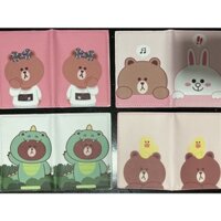 Link 1 Vỏ bọc hộ chiếu cover passport xinh mẫu Gấu Brown Thỏ Cony Choco Line