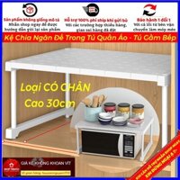 Link 12 Size- Kệ Để Trong Tủ Quần Áo - Giá Chia Ngăn Tủ Gầm Bếp - Kệ Để Bàn (Cao 30cm) (HSN)