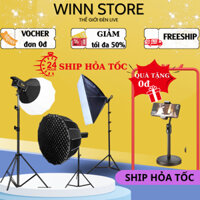(LINK HỎA TỐC) Đèn livestream cao cấp_FREESHIP_Đèn chụp cầu,chụp tổ ong, chụp vuông hỗ trợ ánh sáng livestream-BH12T