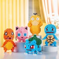 Linkgo Kết Nối Khối Pixel Hoạt Hình Charmander Gạch Xây Dựng Micro Brinquedo Pokemon Venusaur Juguetes Đồ Chơi Trẻ Em Cô Gái Hiện Tại 68454