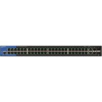 Linksys LGS552P 48-Port Gigabit POE+ Managed Switch + 2xGigabit SFP/RJ45 Combo Ports + 2x10G SFP+ Ports (LGS552P-AP)