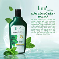 linn'saroma - Dầu Gội Thiên Nhiên Bồ Kết- Bạc Hà - Dưỡng ẩm, giảm hư tổn, giúp tóc chắc khỏe 400ml